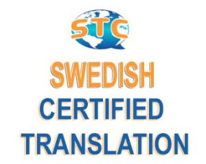 Certified Swedish Translation